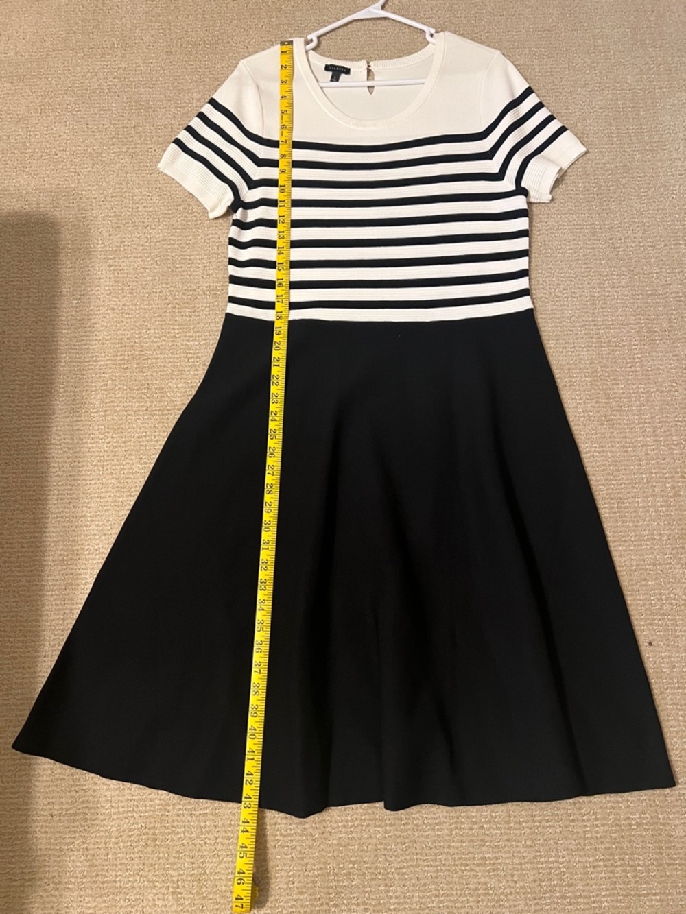 Talbots, Size Large, Dress Black and White - Picture 10 of 11